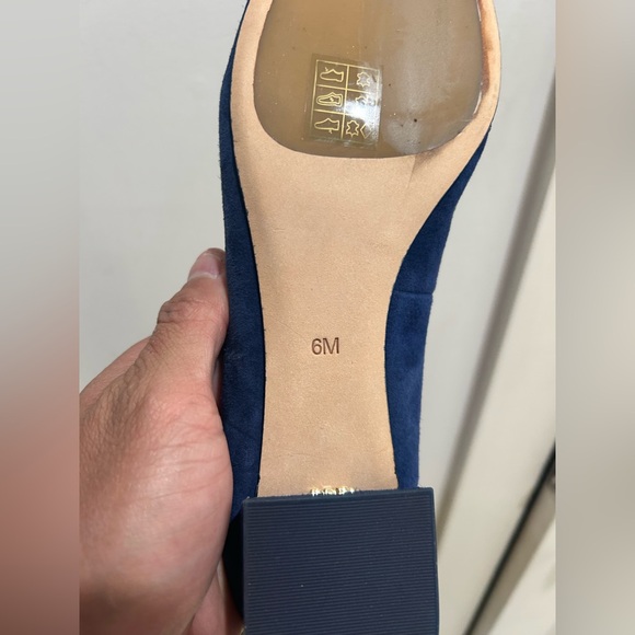 Tory Burch Gigi Suede Pumps 25MM Block Heel - Picture 7 of 7
